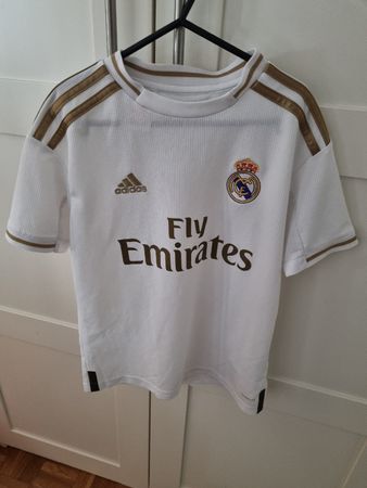 Real Madrid Trikot weiss Gold Gr. S Sommer fussball Shirt Ad