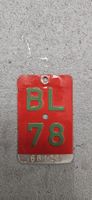 Velonummer BL 78