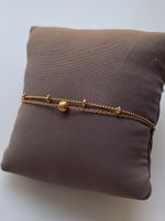 Fossil Rosa Vergoldet Edelstahl Armkette