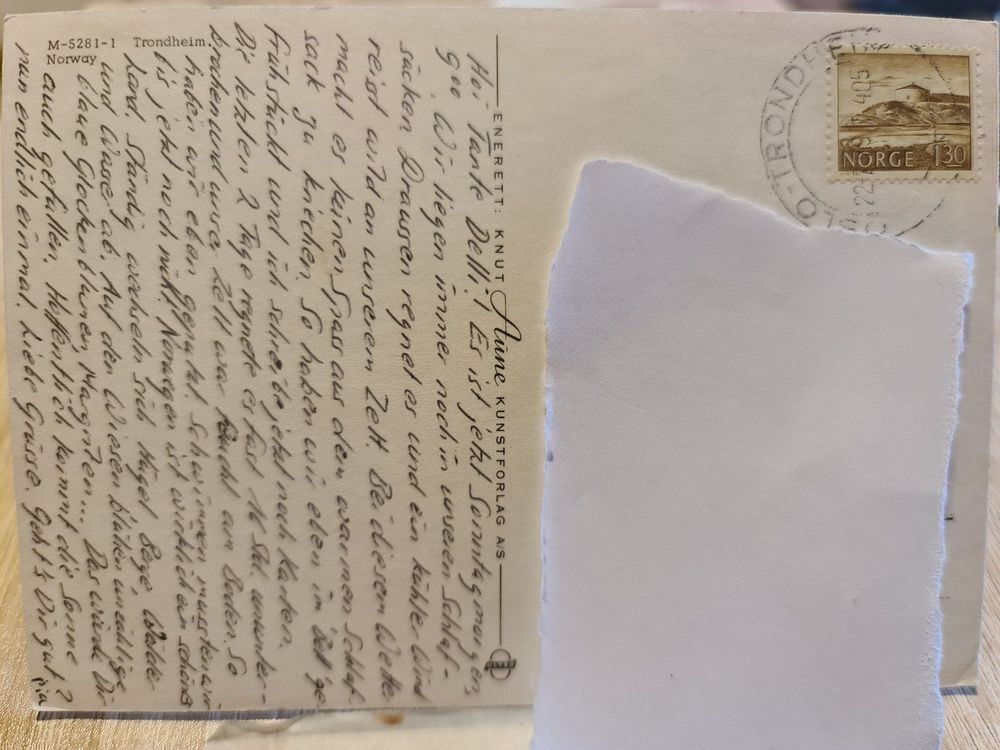 Cartoline postali: Trondheim Norwegen – Usato da Dintikon venduto da Vexi 1