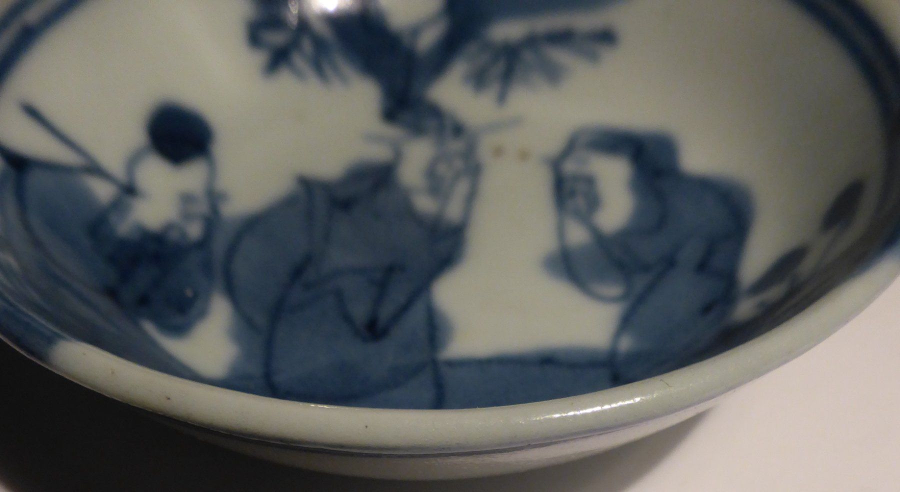 Piatti: ANTIKER ---CHINESISCHER TELLER / SCHALE; 8 CM; HAND GEMACHT – Usato da Zürich venduto da tritonis 3