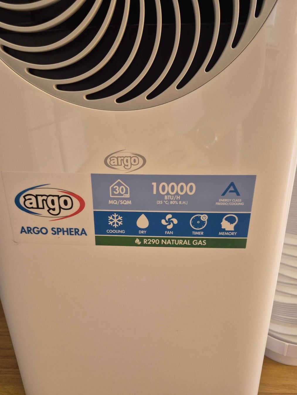 Argo Condizionatori: Klimagerät 10.000BTU/H ARGO SPHERA – Usato da Biel/Bienne venduto da Kiress 2