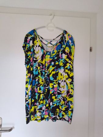 T-Shirt bunte Blumen, Grosse Grössen