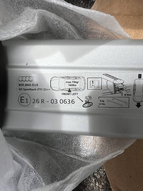 Portapacchi: Audi Q5 Dachträger Neu – Usato da Regensdorf venduto da arm_2cb9
