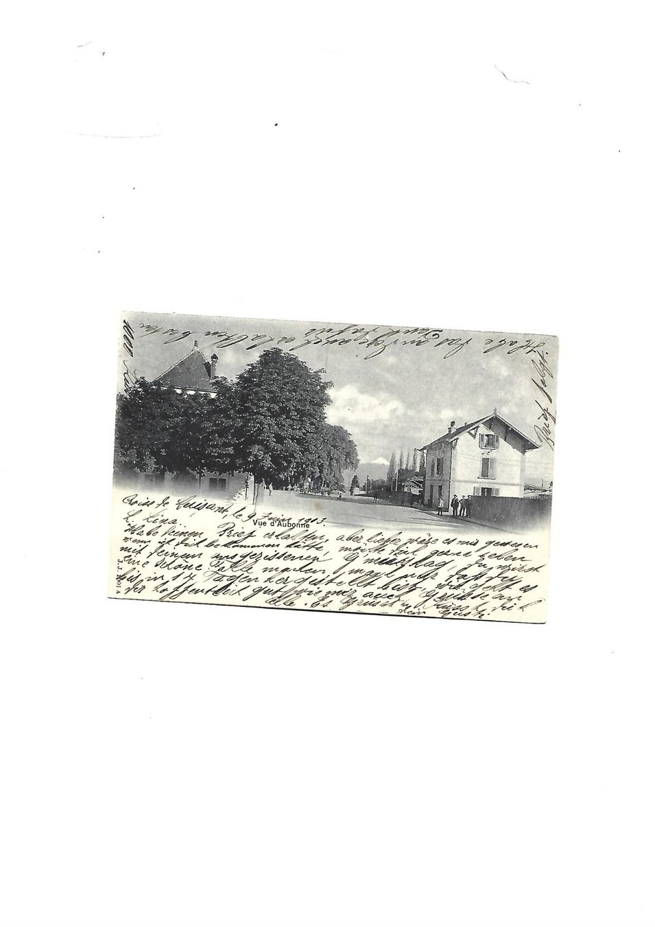 Cartoline postali: Aubonne / VD  1903 – Usato da Allschwil venduto da Salus17