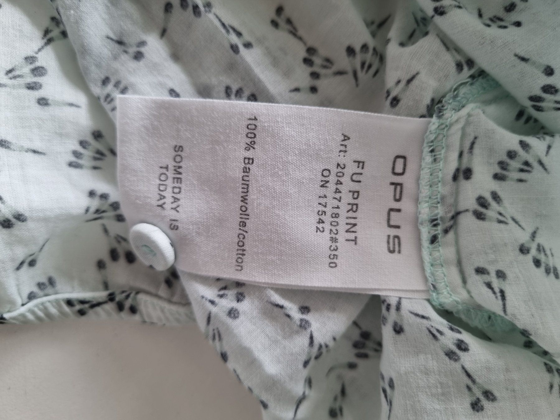 Opus Camicette: Gr. 42 Leichte Bluse Opus softtürkis – Usato da Sutz venduto da Dalilea 2