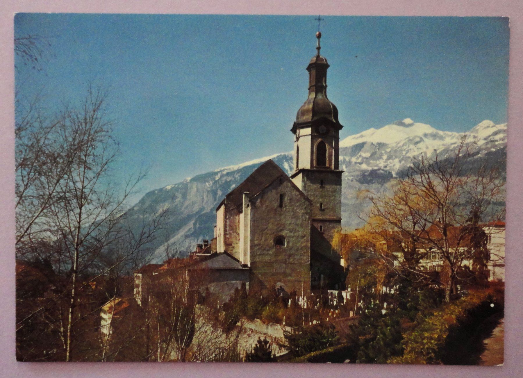 Cartes postales: Chur, Kathedrale mit Calanda – D'occasion à Fétigny par Billy2miny