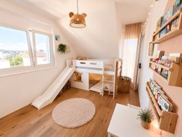 FLEXA Rutsche-Hochbett & Spielhaus| 90x200| inkl. Matratze