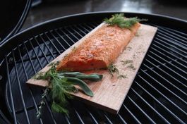 4xKanadische Räucherbretter/Grillbretter für Fisch & Fleisch