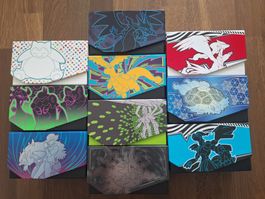 10 leere Pokemon Elite Trainer Boxen