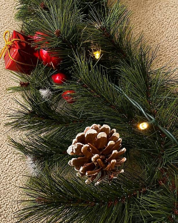 Ghirlande e barre luminose: Guirlande de Noël LED 3 m pour cheminée ou table – Usato da Jussy venduto da Retrove 3