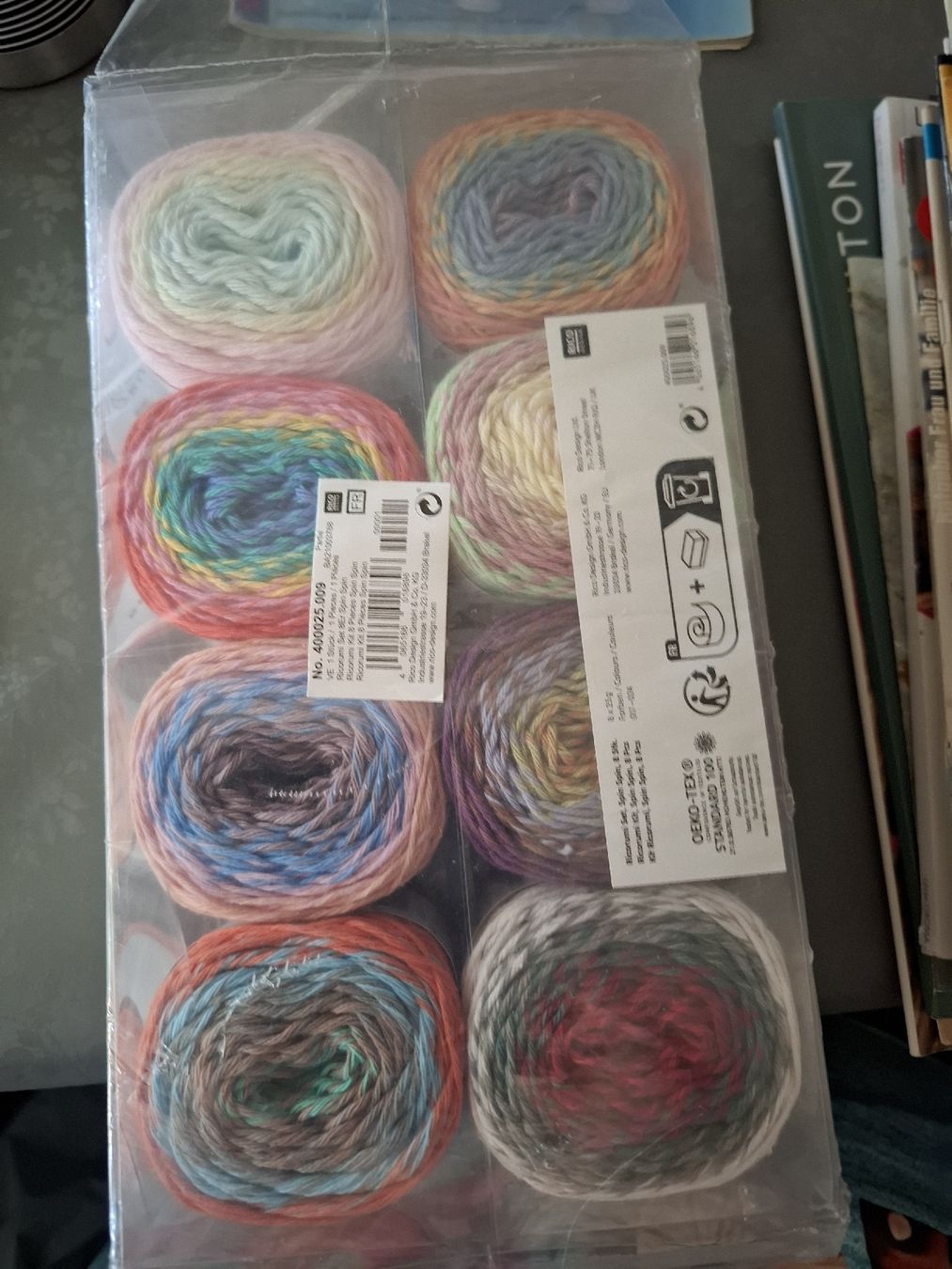 Wolle: Garnset "Spin Spin" multicolour, 8 Knäuel neu – Neu und originalverpackt aus Buchrain von Sracer0