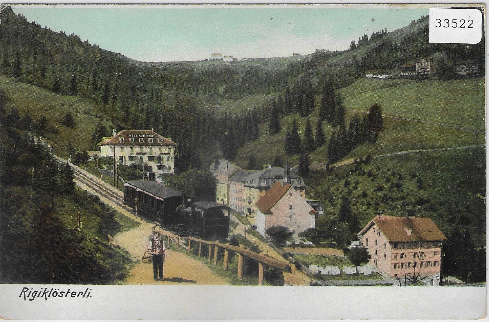 Cartes postales: Rigiklösterli - Dampfzug Train – D'occasion à Ettingen par Kartenplanet