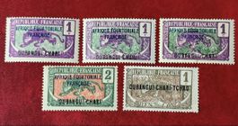 Timbres   -  Oubangui- Chari
