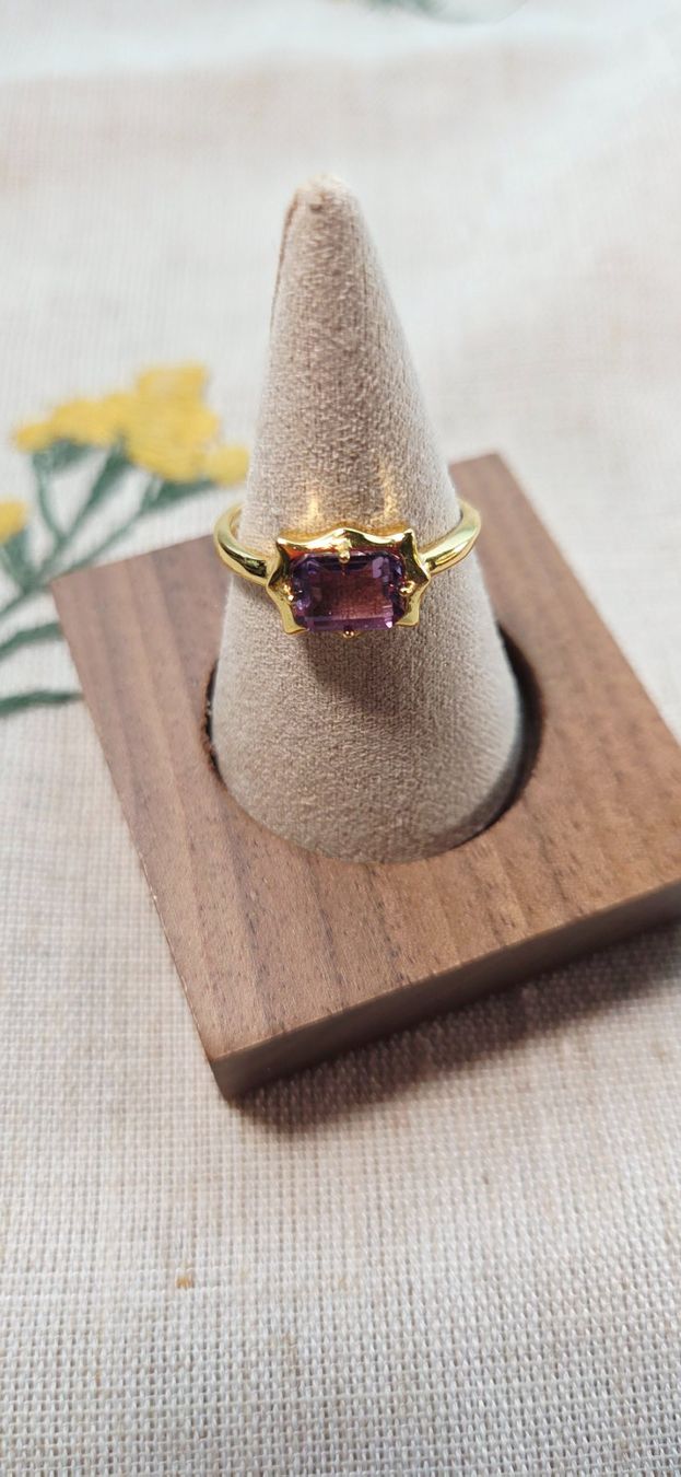 Anelli: NEW - S925 Amethyst Ring (Adjustable) – Nuovo (secondo la descrizione) da Zürich venduto da cin_wcf6 3