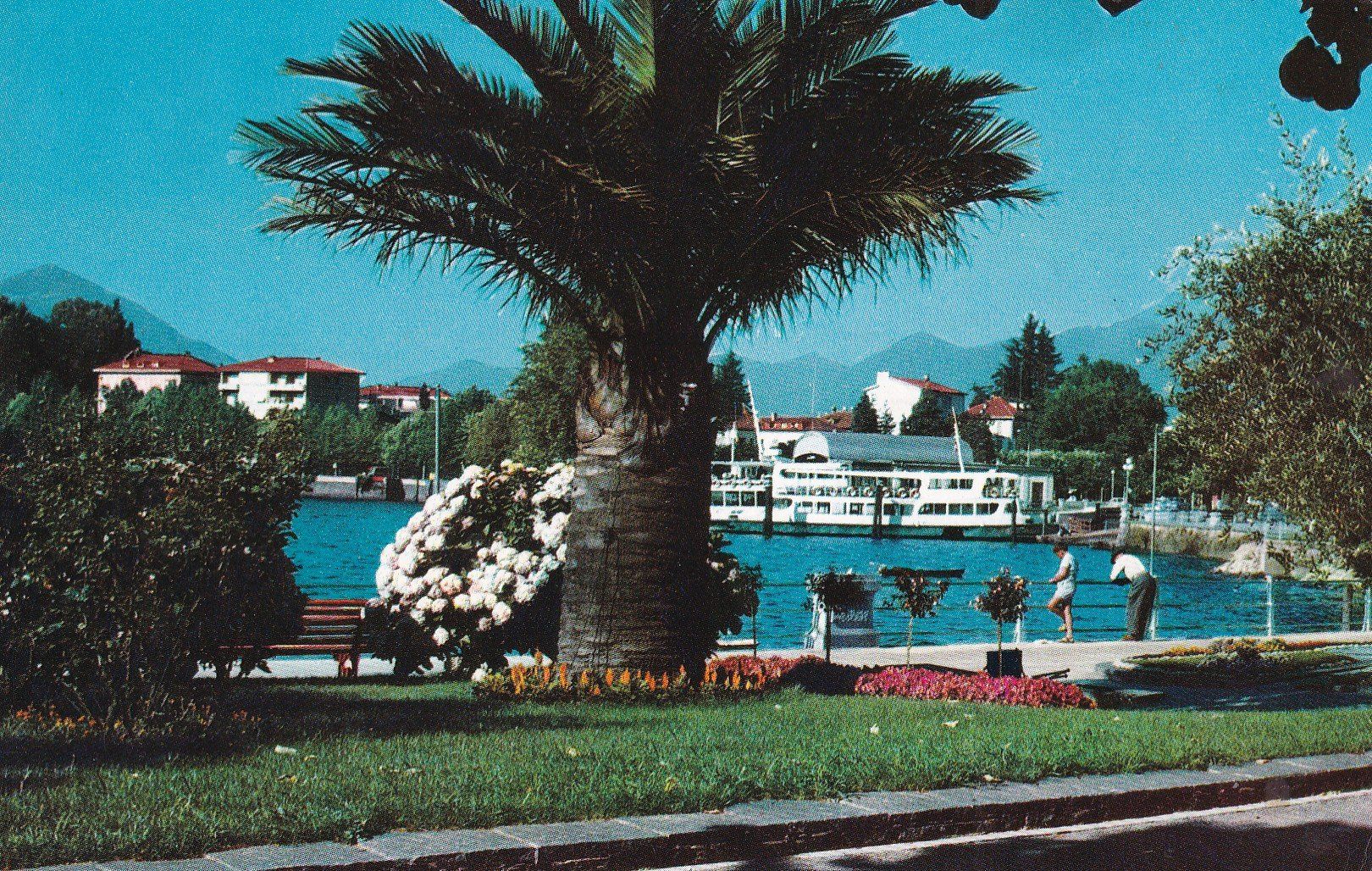 Ansichtskarten: Locarno - il Lungolago 1965 – Gebraucht aus Cormoret von Pascalll2001