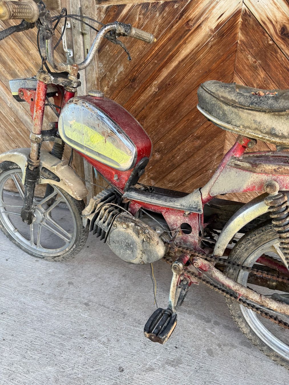Sachs Ciclomotori: Sachs 503 Alpa Turbo Mofa – Difettoso da Fahrni b. Thun venduto da Schneiderlein55 5