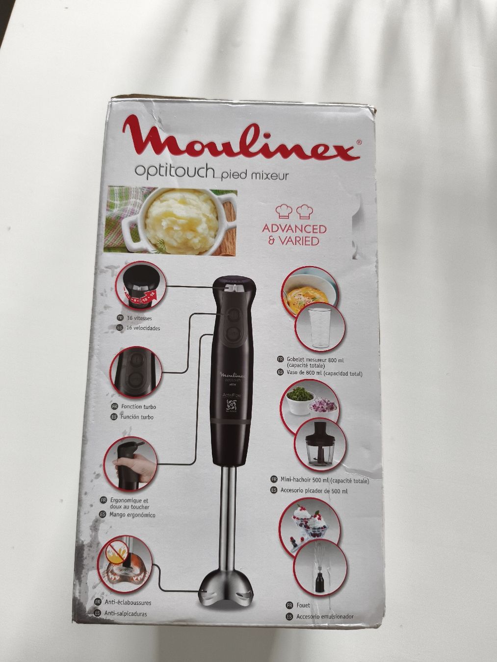 Moulinex Küchengeräte: Moulinex Optitouch Mixeur 600W - NEUF – Neu und originalverpackt aus Tramelan von Gamoo 2