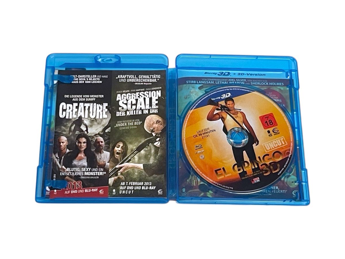 Tutti i DVDs: El Gringo 3D Uncut Version + Blu-ray – Usato da Luzern venduto da woti-shop 2