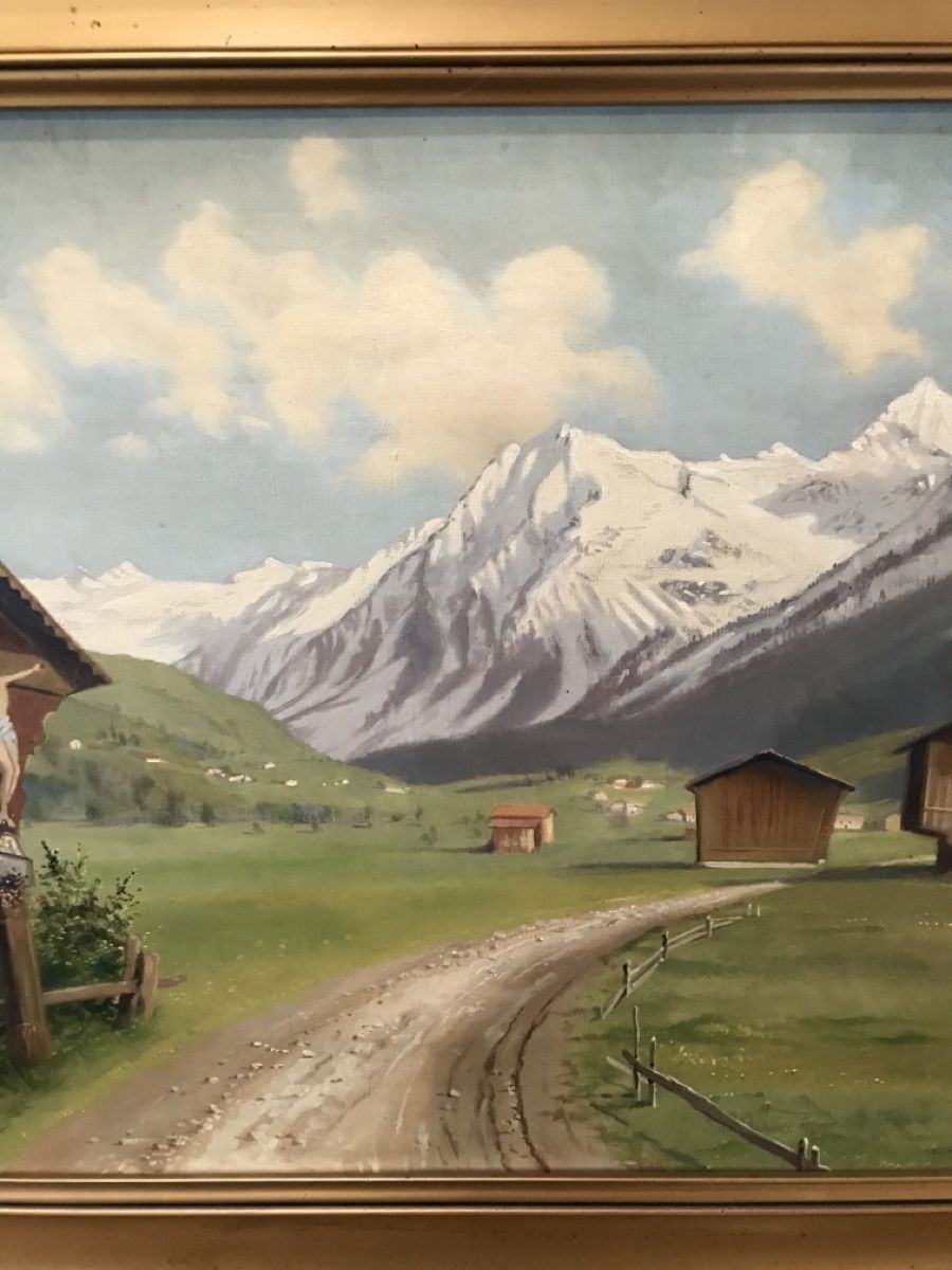 Dipinti: PROBST Klosters mit Blick auf Silvretta – Usato da Wolfhalden venduto da SecondAntique 3
