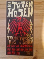 Ticket Die Toten Hosen Zürich Stehplatz Innenraum