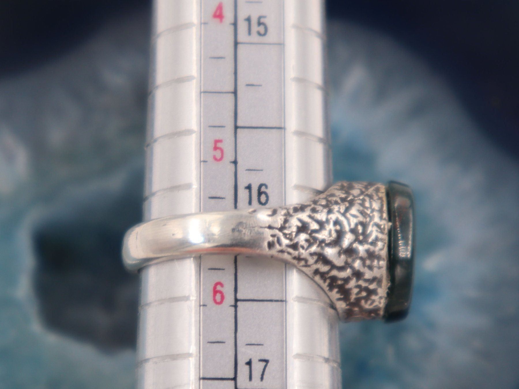 Ringe: Silber Ring Vintage mit Grüner Blutstein Gr 51 VTG – Gebraucht aus Baden von swiss-alps 6