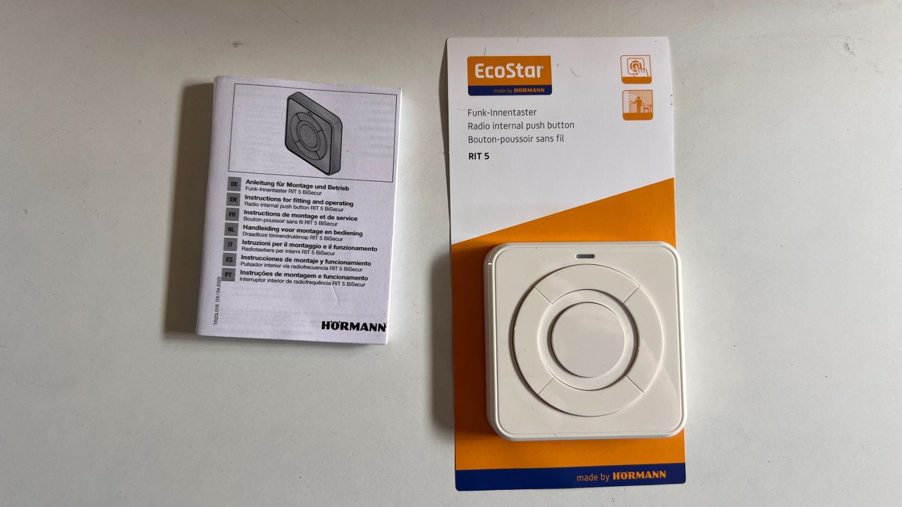 Hörmann Telecomandi: Neuer EcoStar Handsender RIT 5 - Garagentoröffner,TOP! – Nuovo (secondo la descrizione) da Zeiningen venduto da osm61