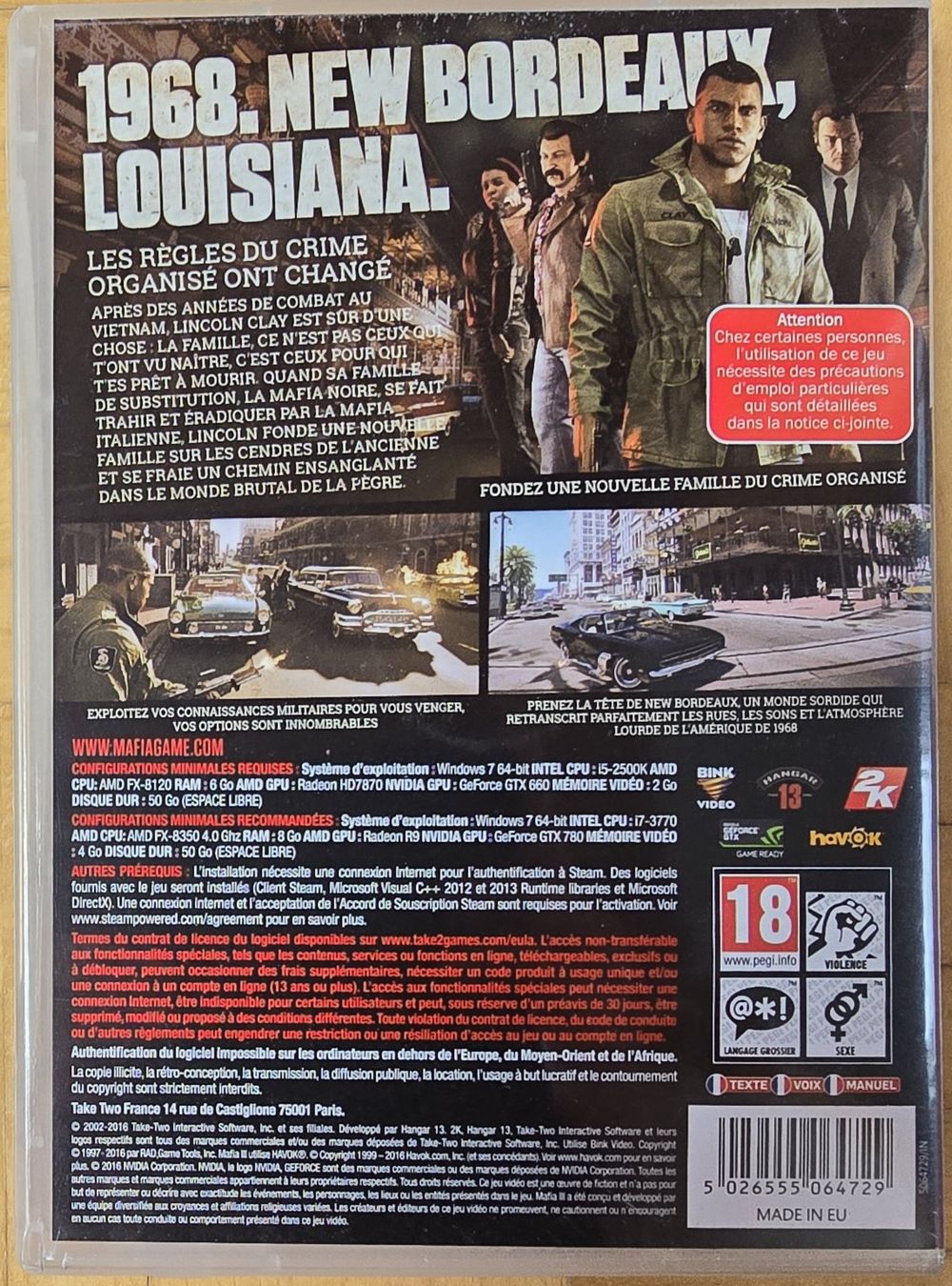 Microsoft Giochi: PC : Mafia III – Usato da Froideville venduto da xXSebastienXx 1