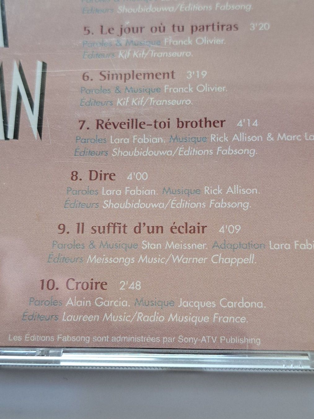 CD: Cd Lara Fabian - Lara Fabian  – Usato da Pully venduto da bro_n52j 3