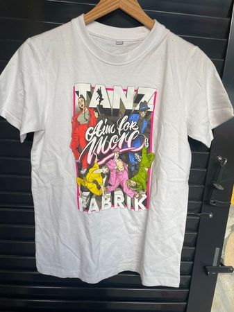 NEU Mädchen  Oberteil  T-Shirt Tanz Fabrik 146/152 weiss