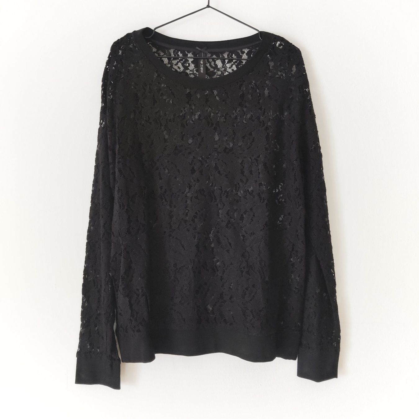 Marc Cain Maglioni & Felpe: MARC CAIN Spitzen Pullover Pulli Bluse Shirt black Gr.N4/40 – Usato da Winterthur venduto da Lotusherz