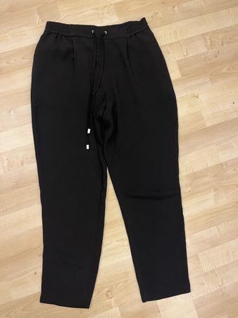 Zara Stoffhose Schwarz Grösse S