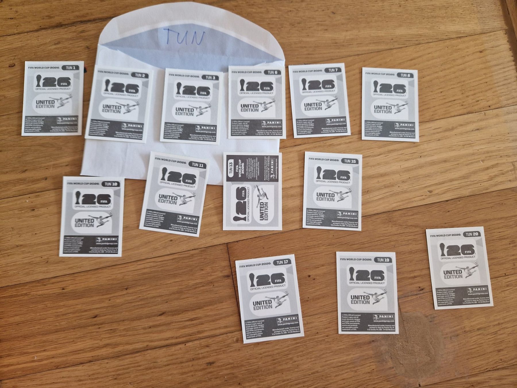 Panini Sammelbilder & Trading cards: Panini TUN - WM 2026 – Gebraucht aus Metzerlen von SS01 1