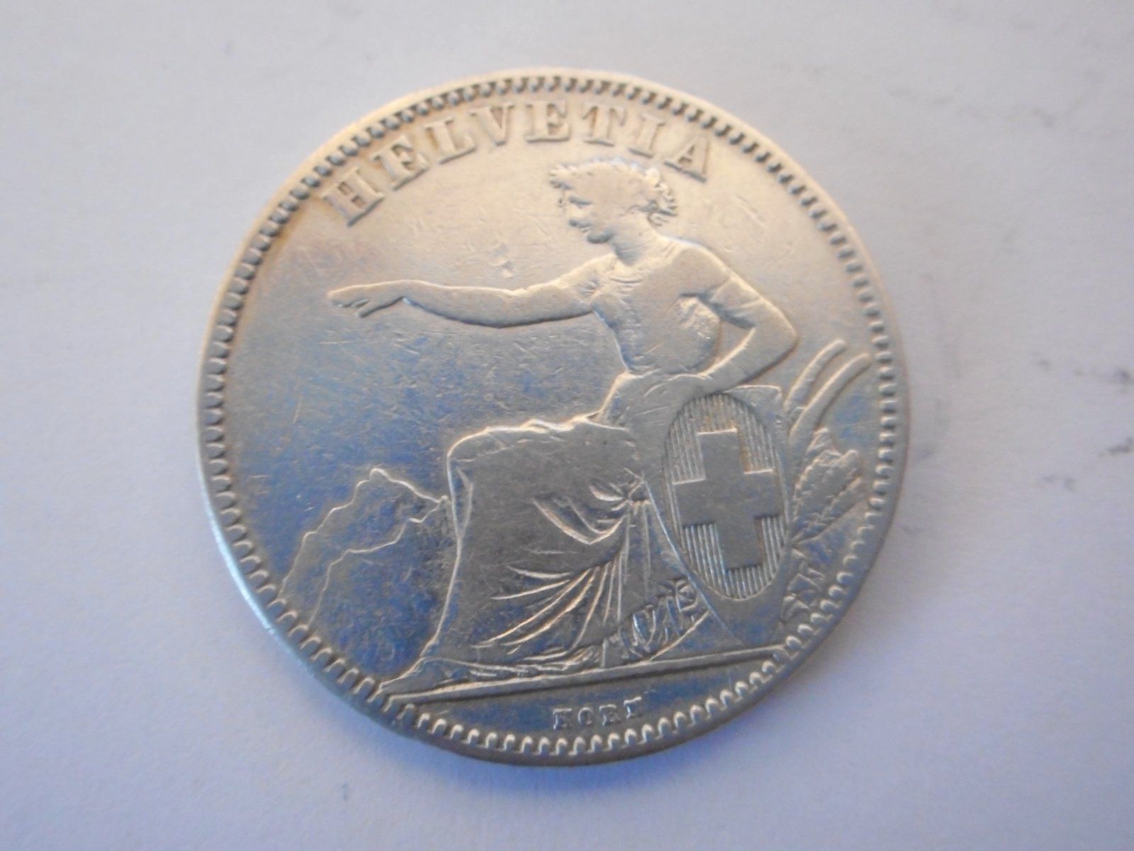 Tutti le monete: 2 Fr. 1862 silber  gute Erhaltung – Usato da Kriegstetten venduto da pizlad2010 2