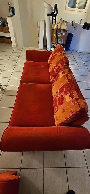 Sofas: Sofa Couch 3 Sitze Rot no Rolf Benz – Gebraucht aus Rottenschwil von MJA 1