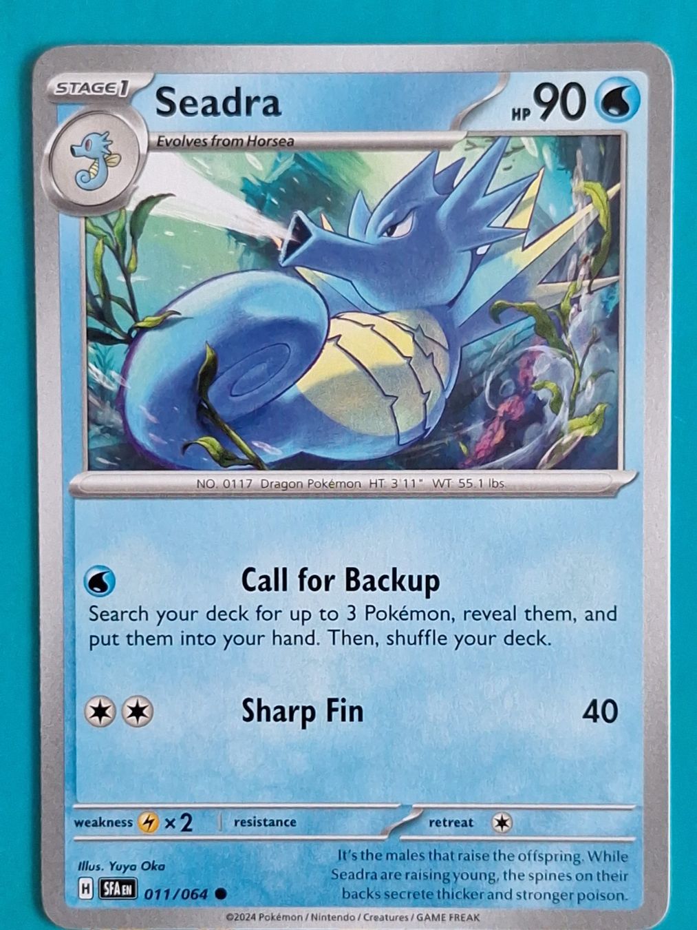 Pokémon Carte collezionabili: Seadra Seemon - Pokemon Shrouded Fable - #7 – Usato da Altstätten SG venduto da GGsGameshop