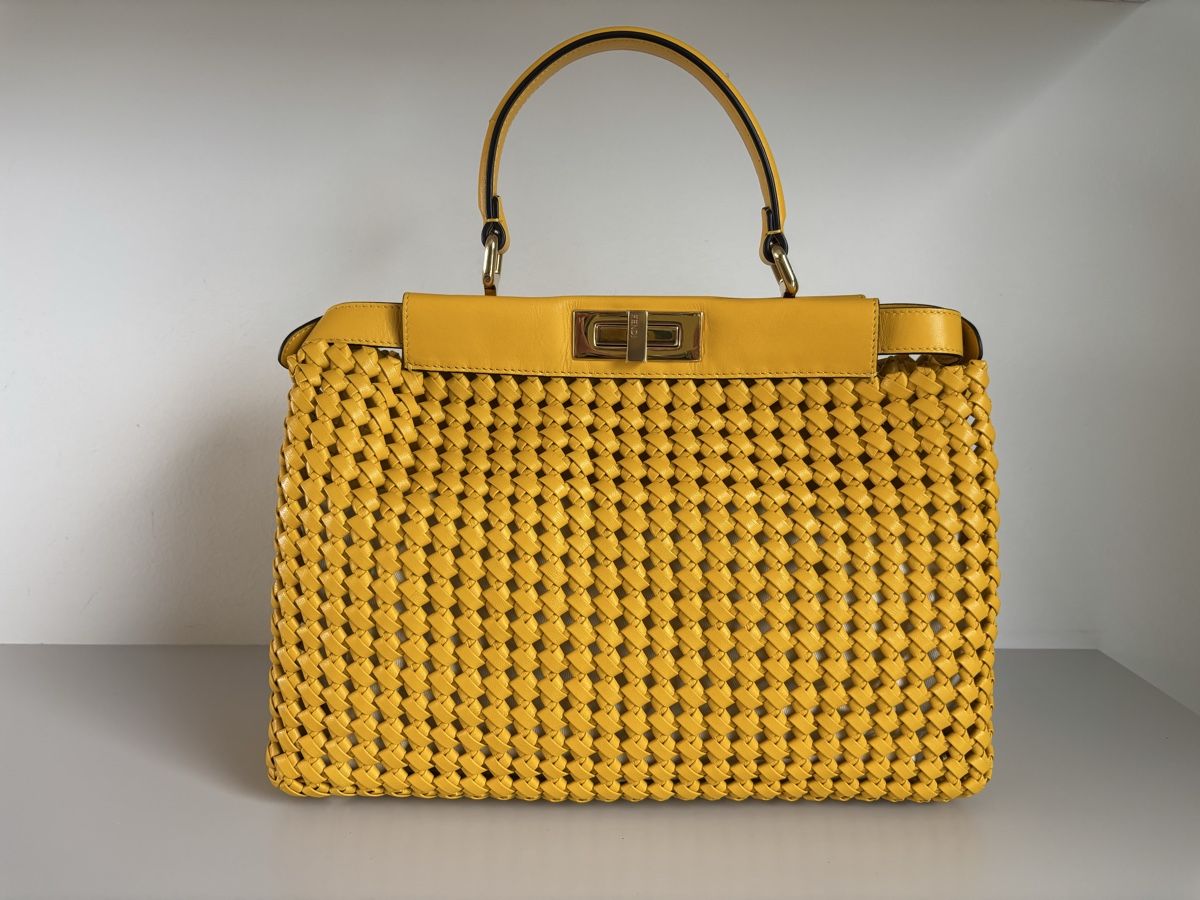 Fendi Taschen für Damen: Fendi Peekaboo woven leather handbag in MEDIUM – Neu (gemäss Beschreibung) aus Uster von dan_n69f