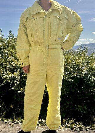 Original 80- Jahre L’Agression Ski Overall, gr. 40