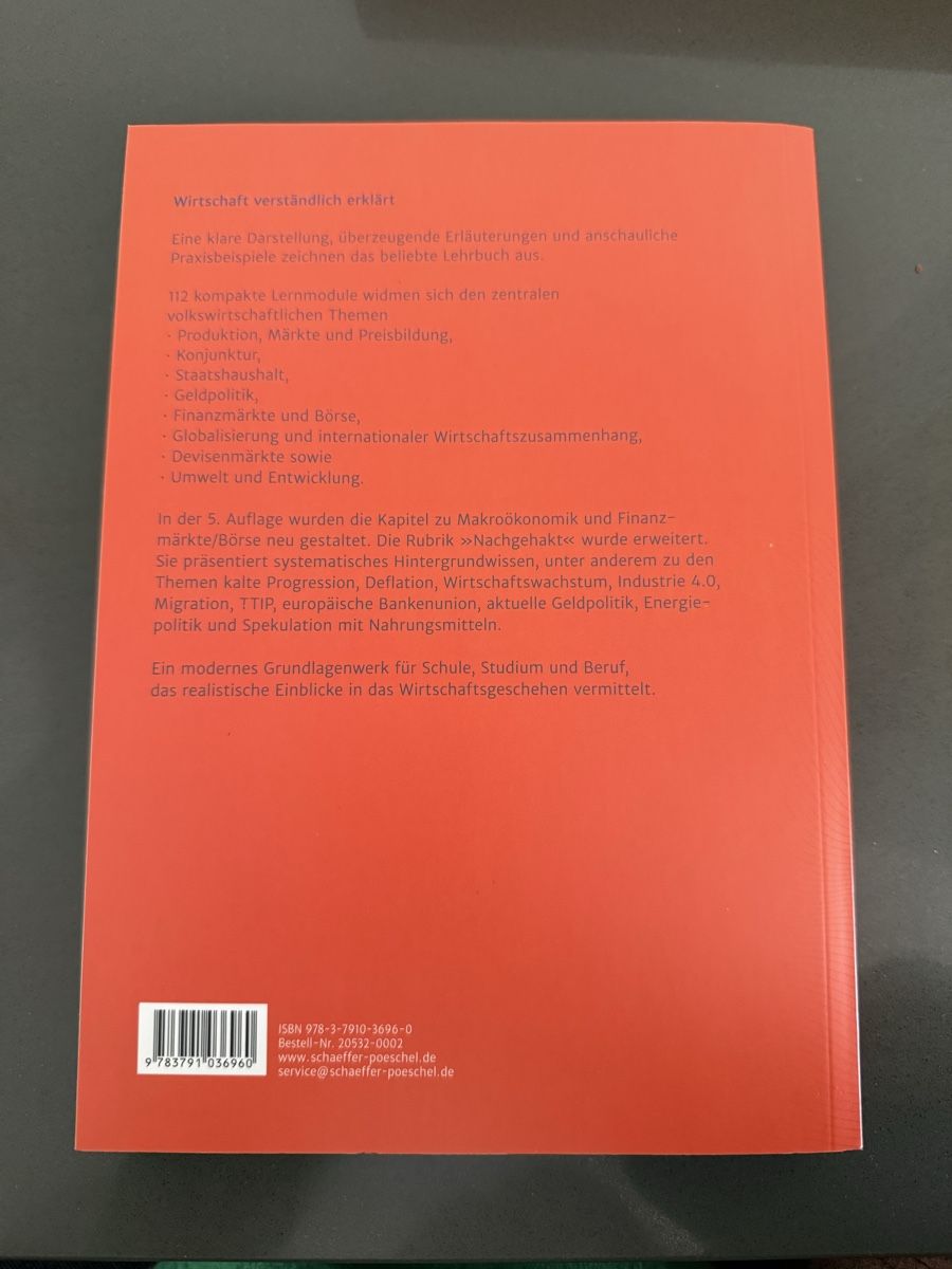 Libri: Wirtschaft verstehen Herber Sperber 5. Auflage – Nuovo (secondo la descrizione) da Dübendorf venduto da ser_twb8 1
