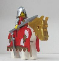 LEGO Kingdoms cas497 " Lion Knight Quarters, Helmet with ...