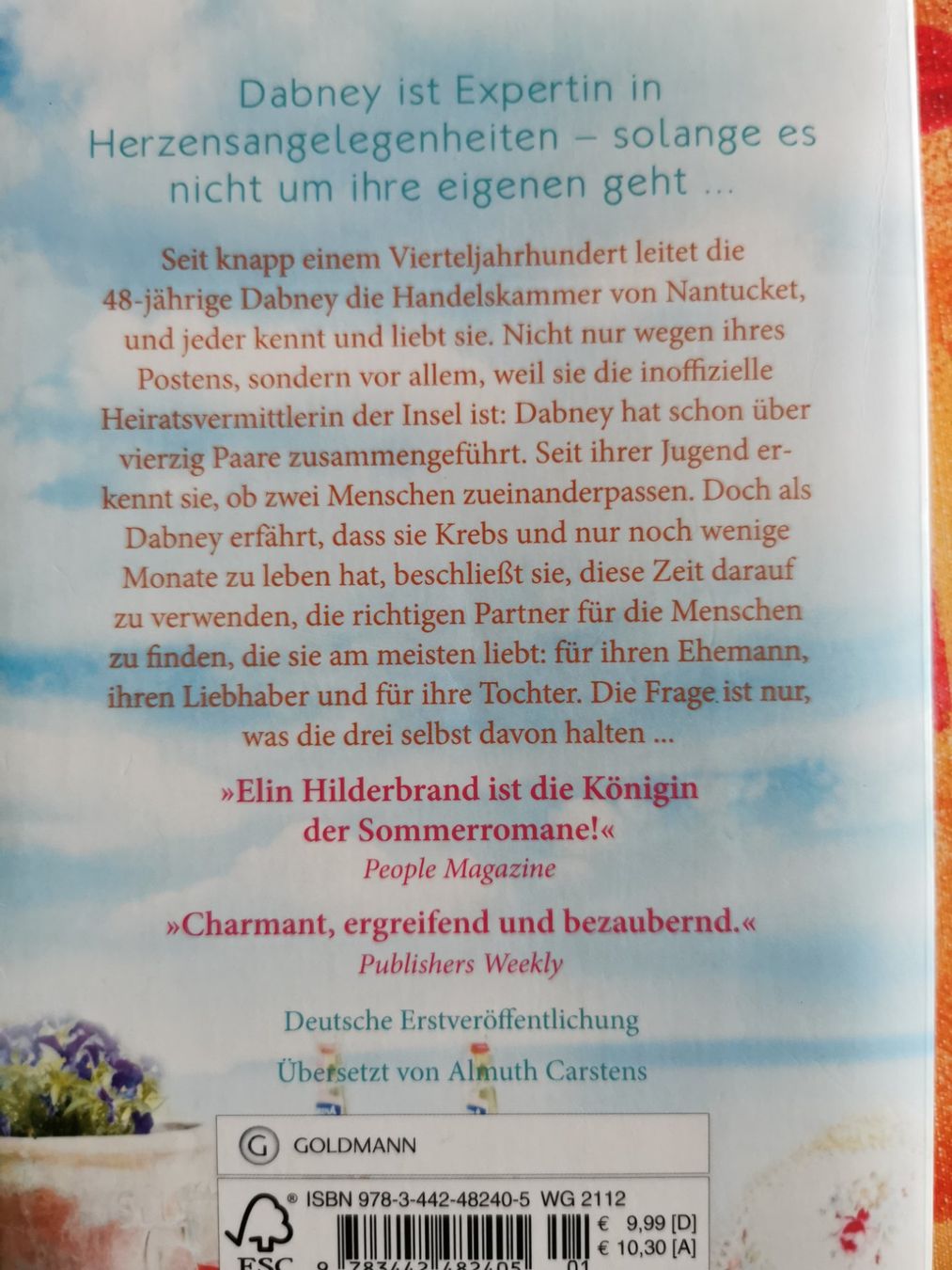 Libri: Elin Hildebrand, Das Sommerversprechen – Usato da Kölliken venduto da mar5742 1