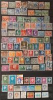 Pays-Bas, 98 timbres et 4 enveloppes