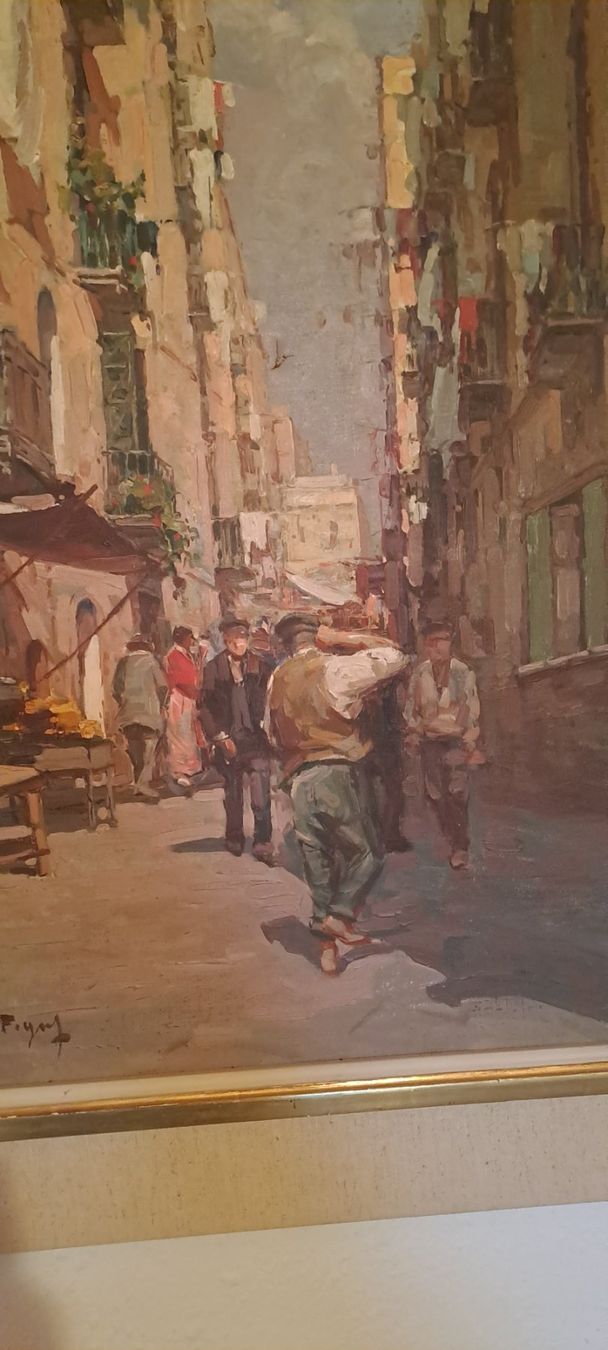 Dipinti: Original Ölgemälde "Gasse in südländischer Stadt" – Usato da Orpund venduto da Ricooder 1