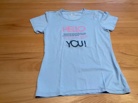 Kinder-Gymnastik Sport Shirt von Extend Gr 164 hellblau