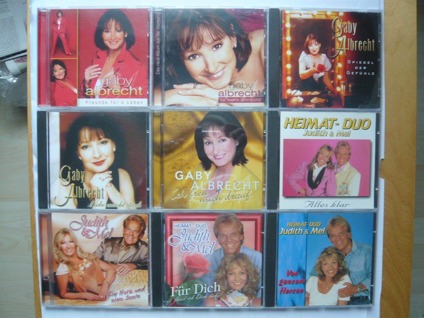 CD: 5CD GABY ALBRECHT & 4CD JUDITH & MEL Sammlung – Usato da Winterthur venduto da Cajun