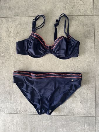 Costume da bagno S.Oliver bikini taglia 42D blu corallo
