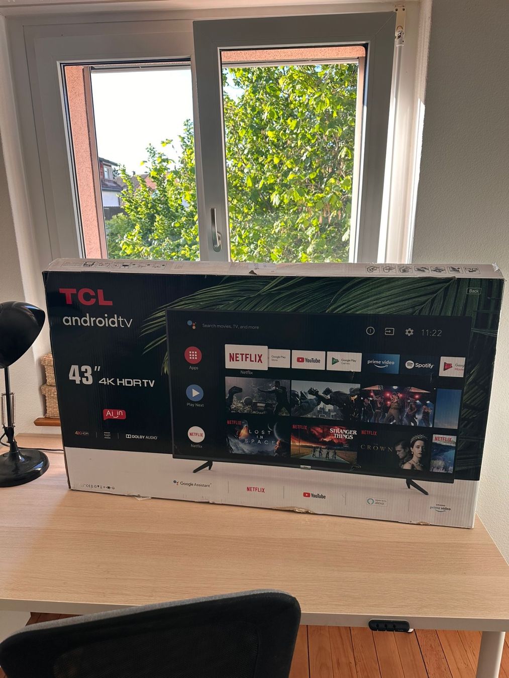 Televisori: TCL 43" 4K HDR Android Smart TV - original box & remote – Usato da Zürich venduto da Sanderdh 1