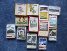 13 ältere Quartette,Sport,Film,Flugzeug,Panzer,Schweiz,Raket