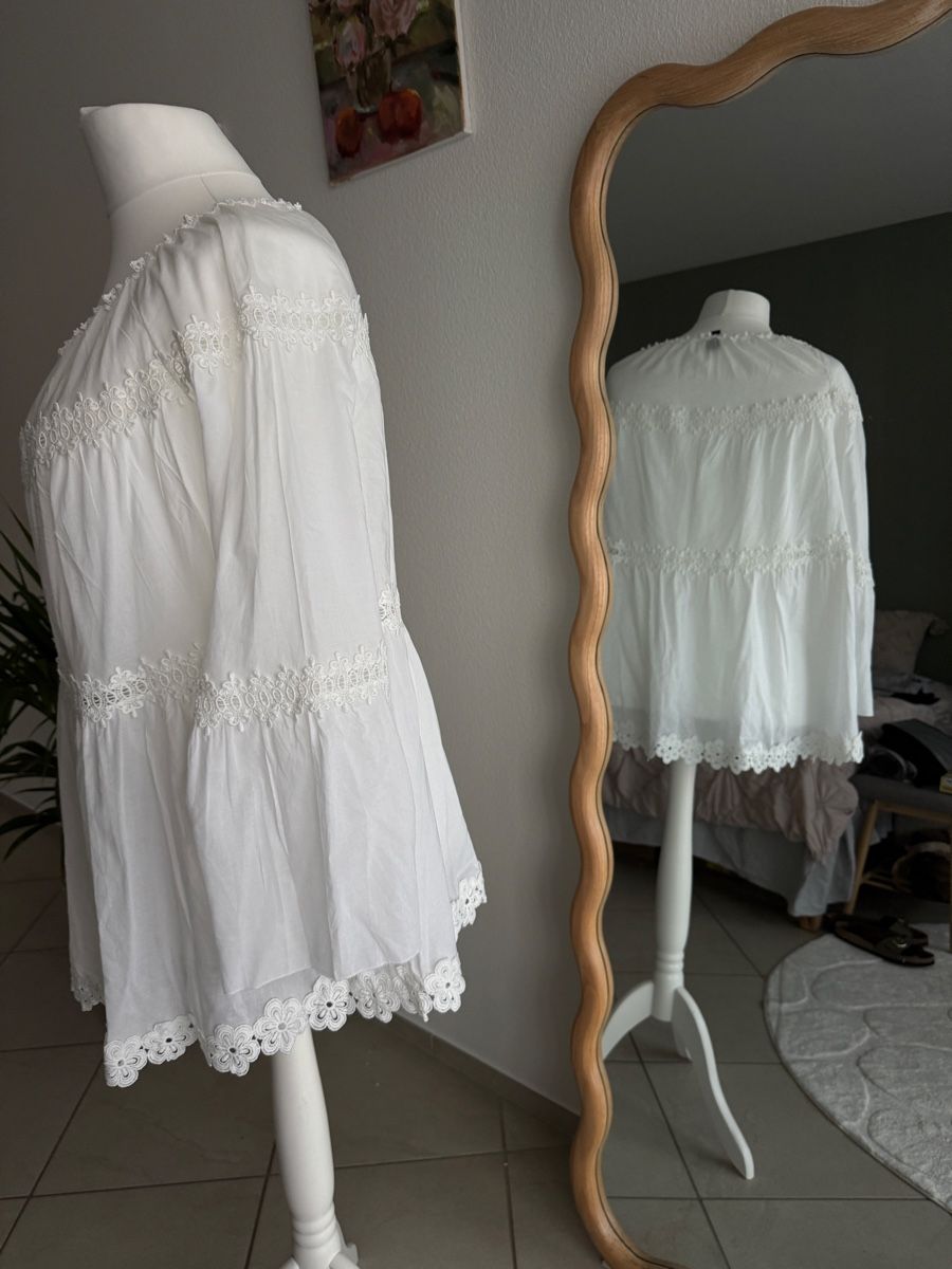 Marc Cain Blusen: Marc Cain Bluse weiss – Neu (gemäss Beschreibung) aus Muttenz von einfach-schoen 1