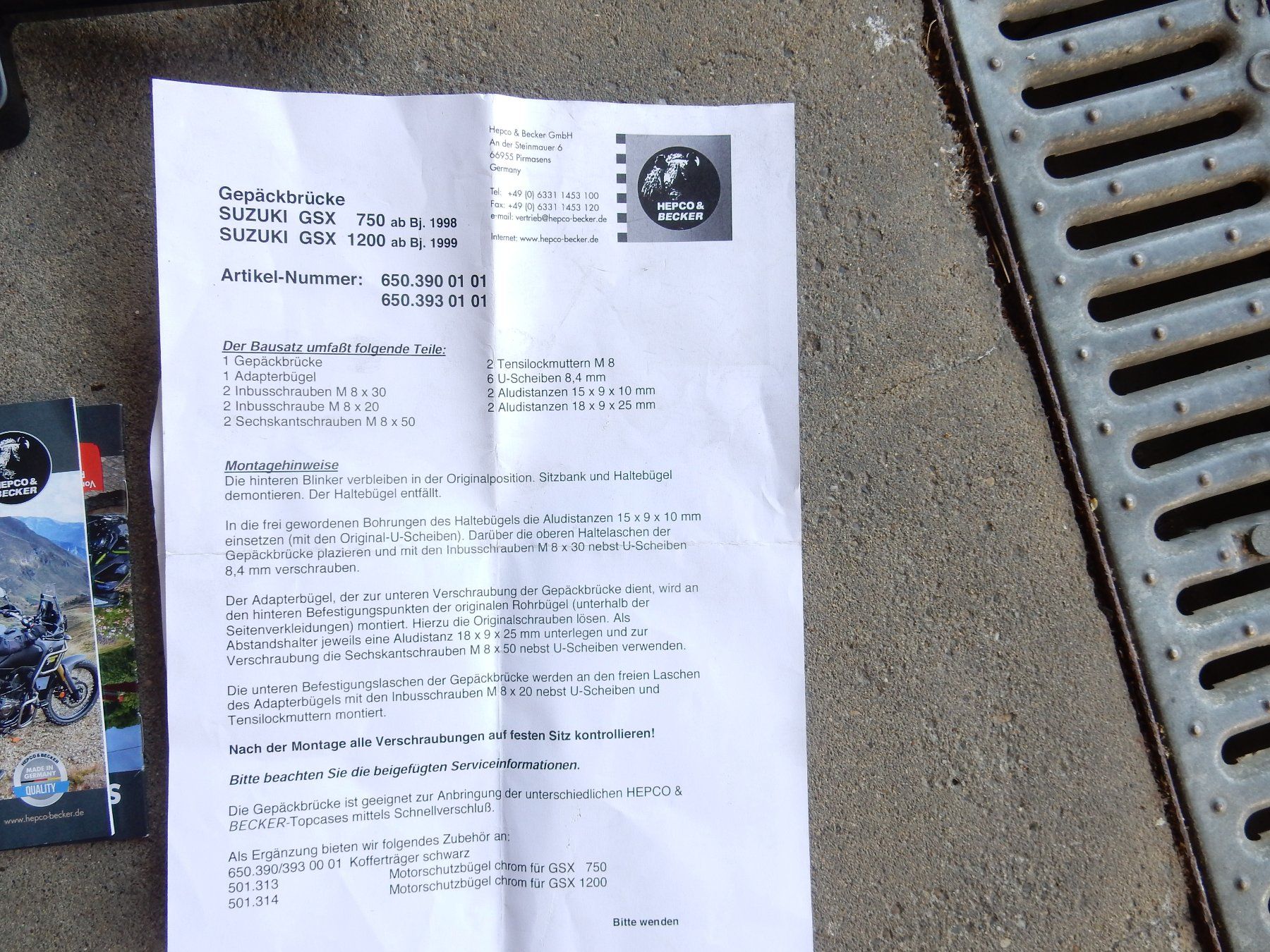 Hepco & Becker Reisekoffer: Motorradkofferset Hepco & Becker – Gebraucht aus Watt von Mariposa49 7